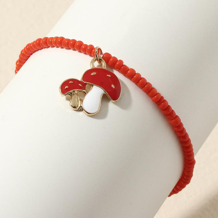 Bulk Jewelry Wholesale Bracelet Red drip oil mushrooms Alloy JDC-BT-e222 Wholesale factory from China YIWU China