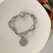 Bulk Jewelry Wholesale Bracelet Silver portrait gold coin Alloy JDC-BT-b350 Wholesale factory from China YIWU China
