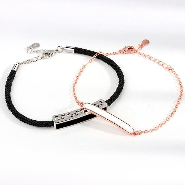 Wholesale braided copper couple bracelet JDC-BT-YZM001 Bracelet 伊之美 Wholesale Jewelry JoyasDeChina Joyas De China
