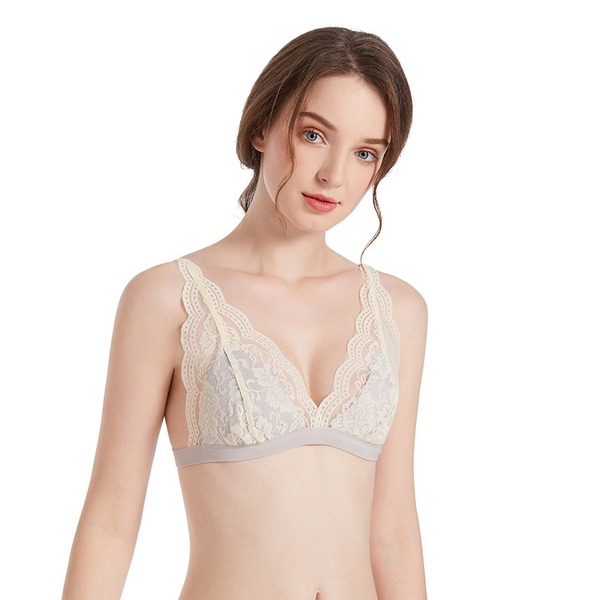 Bulk Jewelry Wholesale Bralettes nylon solid color Lace JDC-Bra-JC009 Wholesale factory from China YIWU China