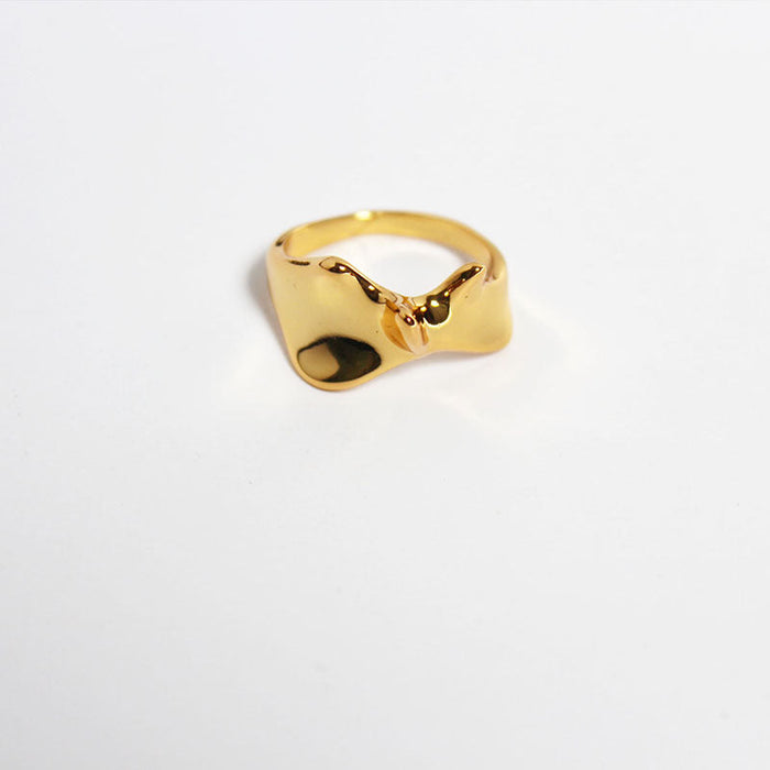 Wholesale brass 18k gold plated rings JDC-RS-BaoLi049 Rings 宝莉 gold 7 Wholesale Jewelry JoyasDeChina Joyas De China