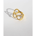 Wholesale Brass Beanie Chain Ring JDC-RS-BaoLi062 Rings 宝莉 Wholesale Jewelry JoyasDeChina Joyas De China