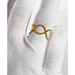 Wholesale Brass Beanie Chain Ring JDC-RS-BaoLi062 Rings 宝莉 Wholesale Jewelry JoyasDeChina Joyas De China