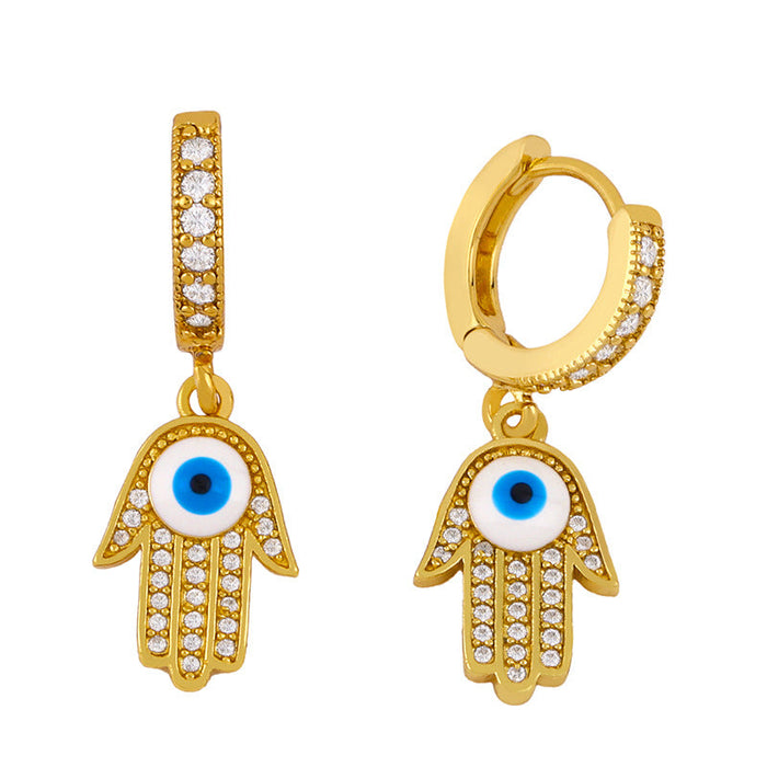 Wholesale brass Gold Earrings JDC-ES-AS062 Earrings 翱?N 2 Wholesale Jewelry JoyasDeChina Joyas De China