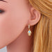 Wholesale brass Gold Earrings JDC-ES-AS062 Earrings 翱?N Wholesale Jewelry JoyasDeChina Joyas De China