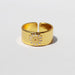 Wholesale brass gold-plated daisy rings JDC-RS-BaoLi044 Rings 宝莉 white Wholesale Jewelry JoyasDeChina Joyas De China