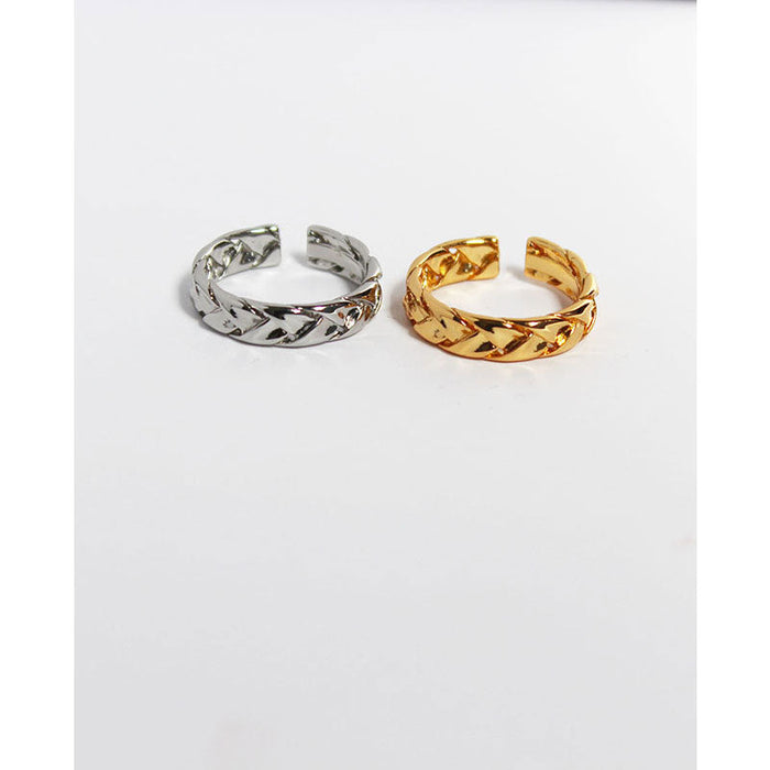 Wholesale brass gold plated open rings JDC-RS-BaoLi004 Rings 宝莉 Wholesale Jewelry JoyasDeChina Joyas De China