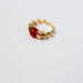 Wholesale brass gold plated rings JDC-RS-BaoLi022 Rings 宝莉 Wholesale Jewelry JoyasDeChina Joyas De China