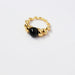 Wholesale brass gold plated rings JDC-RS-BaoLi022 Rings 宝莉 black 7 Wholesale Jewelry JoyasDeChina Joyas De China