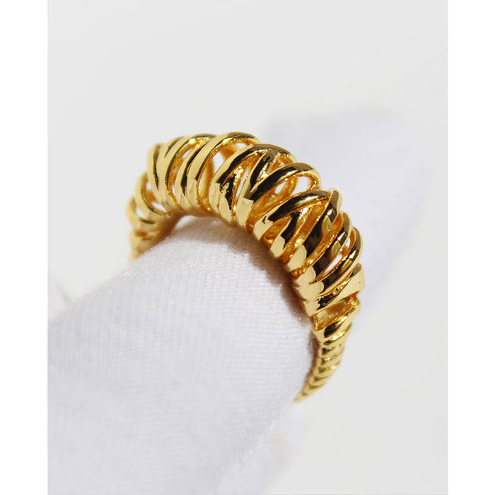 Wholesale brass gold plated rings JDC-RS-BaoLi034 Rings 宝莉 Wholesale Jewelry JoyasDeChina Joyas De China