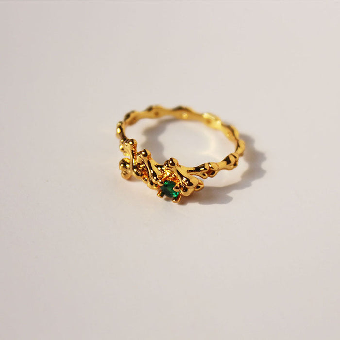 Wholesale brass gold plated rings JDC-RS-BaoLi035 Rings 宝莉 Wholesale Jewelry JoyasDeChina Joyas De China