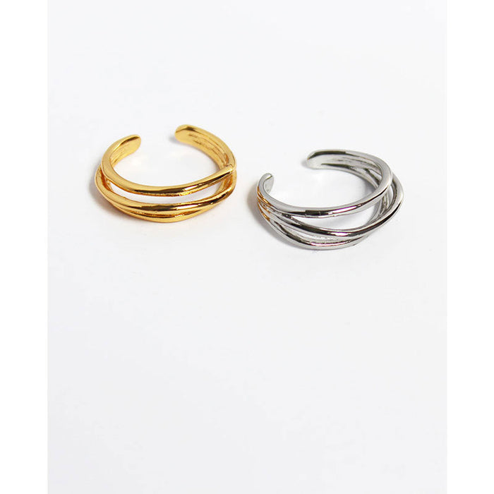 Wholesale brass gold plated rings JDC-RS-BaoLi043 Rings 宝莉 Wholesale Jewelry JoyasDeChina Joyas De China