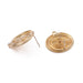 Wholesale brass gold plated zircon earrings JDC-ES-YWLY020 Earrings 丽轶 A Wholesale Jewelry JoyasDeChina Joyas De China