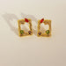 Wholesale brass gold plated zircon necklaces JDC-NE-BaoLi002 Necklaces 宝莉 earrings Wholesale Jewelry JoyasDeChina Joyas De China