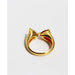 Wholesale brass gold plated zircon open rings JDC-RS-BaoLi005 Rings 宝莉 Wholesale Jewelry JoyasDeChina Joyas De China