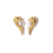 Wholesale Brass Gold Stereo Love Beads With Stud Earrings JDC-ES-YWLY040 Earrings 丽轶 Wholesale Jewelry JoyasDeChina Joyas De China