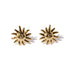 Wholesale Brass Sun Shape Stereo Small Stud Earrings JDC-ES-YWLY060 Earrings 丽轶 golden Wholesale Jewelry JoyasDeChina Joyas De China