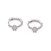 Wholesale Brass Zircon Earrings JDC-ES-YWLY002 Earrings 丽轶 white Wholesale Jewelry JoyasDeChina Joyas De China