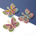 Bulk Jewelry Wholesale Brooches Red alloy diamond butterfly JDC-BC-JL016 Wholesale factory from China YIWU China