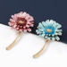 Bulk Jewelry Wholesale Brooches Red alloy dripping oil small daisy JDC-BC-JL017 Wholesale factory from China YIWU China