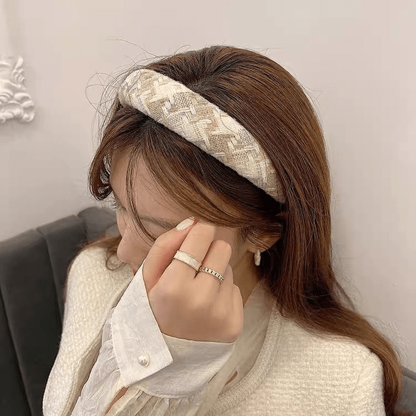 Wholesale brown cloth hairband JDC-HD-GSXP010 Headband 宏鑫 Wholesale Jewelry JoyasDeChina Joyas De China