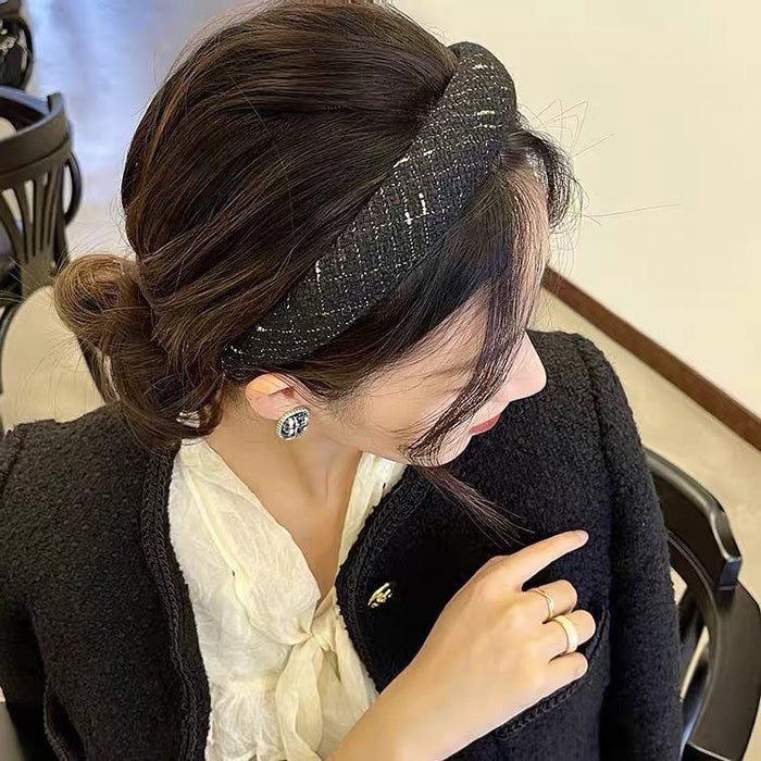 Wholesale brown cloth hairband JDC-HD-GSXP010 Headband 宏鑫 black Wholesale Jewelry JoyasDeChina Joyas De China