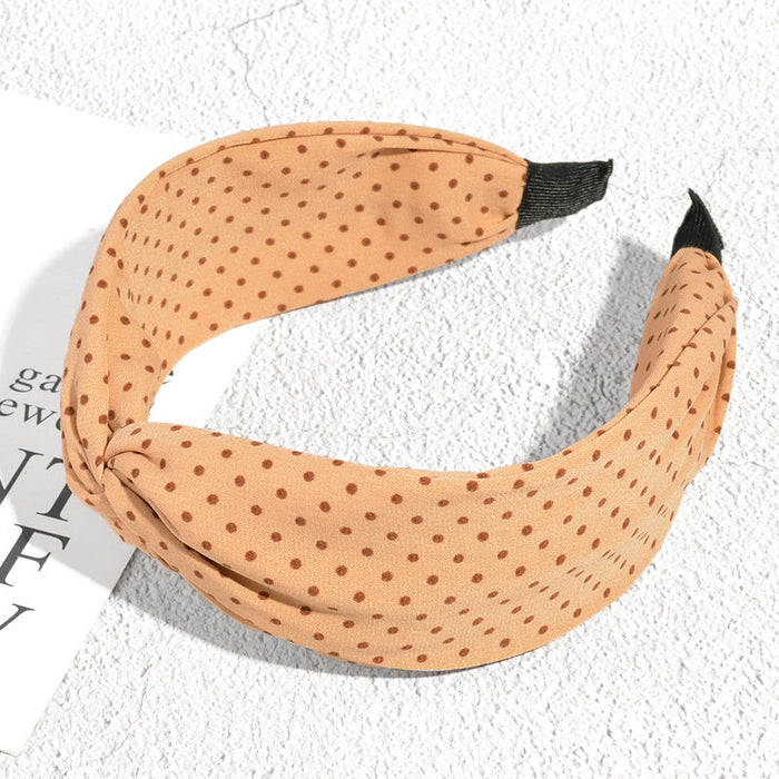 Wholesale brown fabric headband JDC-HD-PZ012 Headband 蒲钻 1 Wholesale Jewelry JoyasDeChina Joyas De China