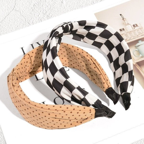 Wholesale brown fabric headband JDC-HD-PZ012 Headband 蒲钻 Wholesale Jewelry JoyasDeChina Joyas De China