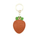 Wholesale brown leather keychain JDC-KC-Bam004 Keychains 捌门 Carrot Wholesale Jewelry JoyasDeChina Joyas De China