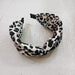 Bulk Jewelry Wholesale brown leopard print wide brim cross-knot Headband JDC-HD-O110 Wholesale factory from China YIWU China