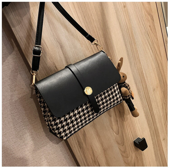 Wholesale brown shoulder cross-body small square bag JDC-SD-MJ003 Shoulder bag 麦嘉 Wholesale Jewelry JoyasDeChina Joyas De China