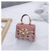 Wholesale Brown square PU leather Shoulder bags JDC-SD-KR006 Shoulder Bags JoyasDeChina Pink Wholesale Jewelry JoyasDeChina Joyas De China