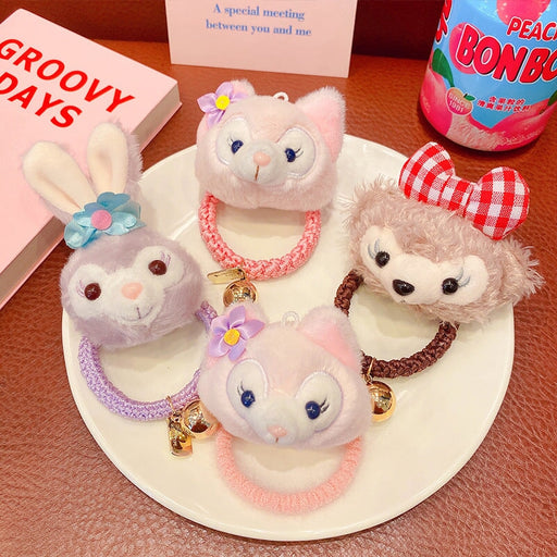 Wholesale Bunny Bear Plush Cartoon Hair Rope (F) JDC-HS-DingS001 Hair Scrunchies 鼎硕 Wholesale Jewelry JoyasDeChina Joyas De China