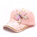 Wholesale butterfly COTTON HAT JDC-FH-GSYH027 FashionHat 予画 pink Average code Wholesale Jewelry JoyasDeChina Joyas De China