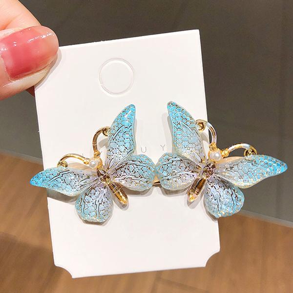 Bulk Jewelry Wholesale Butterfly Hairpin  Headdress Girl Hairpin Hair Accessories JDC-HC-i002 Wholesale factory from China YIWU China