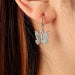 Wholesale Butterfly Metal Earrings JDC-ES-NZ065 Earrings 奈珠 Wholesale Jewelry JoyasDeChina Joyas De China