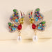 Wholesale Butterfly Rhinestone Alloy Earrings JDC-ES-LIUM049 Earrings 榴芒 Wholesale Jewelry JoyasDeChina Joyas De China
