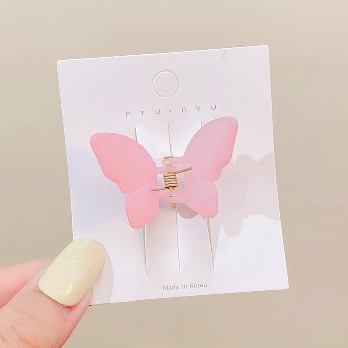 Wholesale Butterfly Sand Shark Hairpin JDC-HC-i389 Hair Clips 溪南 2# pink Wholesale Jewelry JoyasDeChina Joyas De China