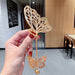 Wholesale Butterfly Tassel Metal Hair Clips JDC-HC-GSHX031 Hair Clips JoyasDeChina 20#Golden Butterfly Chain Wholesale Jewelry JoyasDeChina Joyas De China