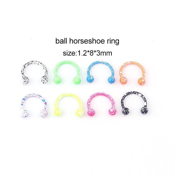 Wholesale C-shaped horseshoe ring stainless steel nose ring MOQ≥2 JDC-NS-HengS007 Piercings 亨森 Wholesale Jewelry JoyasDeChina Joyas De China