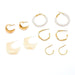Wholesale C-shaped ring love alloy Earrings JDC-ES-D752 Earrings 晴雯 Wholesale Jewelry JoyasDeChina Joyas De China
