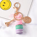 Wholesale Cake Macaron Resin Metal Keychain JDC-KC-FeiRun042 Keychains 飞润 Wholesale Jewelry JoyasDeChina Joyas De China