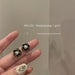 Wholesale camellia 926 needle alloy earrings JDC-ES-XuF022 Earrings 旭帆 black Wholesale Jewelry JoyasDeChina Joyas De China