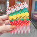 Wholesale candy color cartoon flower hair comb Korean hairpin JDC-HC-I173 Hair clips JoyasDeChina 7# rabbit three pack Wholesale Jewelry JoyasDeChina Joyas De China