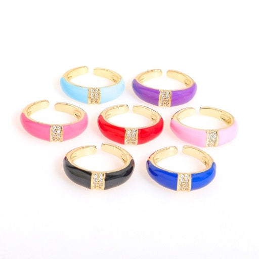 Wholesale Candy Color Copper Rings JDC-RS-JQ011 Rings JoyasDeChina Wholesale Jewelry JoyasDeChina Joyas De China