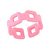 Wholesale Candy Color Electroplated Copper Rings JDC-RS-AS295 Rings JoyasDeChina pink adjustable Wholesale Jewelry JoyasDeChina Joyas De China