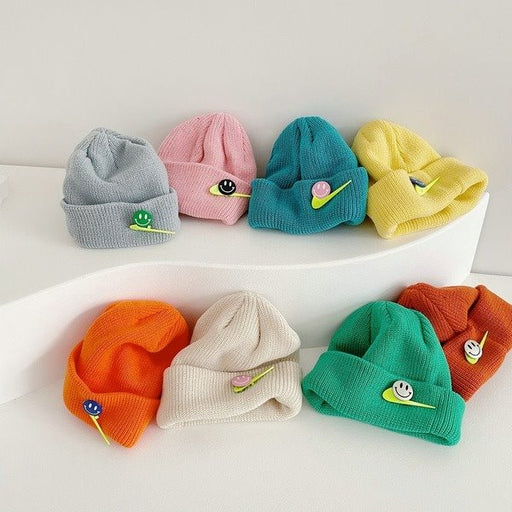 Wholesale candy color face pin children's wool hat JDC-FH-LH047 FashionHat 旅禾 Wholesale Jewelry JoyasDeChina Joyas De China