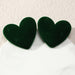 Wholesale Candy Color Heart Shaped Alloy Earrings JDC-ES-NZ033 Earrings 奈珠 EZ3937molv Wholesale Jewelry JoyasDeChina Joyas De China