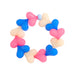 Wholesale Candy Color Love Heart Resin Bracelet JDC-BT-JQ005 Bracelet JoyasDeChina blue Wholesale Jewelry JoyasDeChina Joyas De China