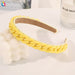 Wholesale candy color plastic braided headband JDC-HD-GSQY022 Headband JoyasDeChina yellow plastic Wholesale Jewelry JoyasDeChina Joyas De China